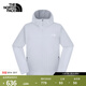 北面（The North Face）【涼感系列】SUN SMOOTH涼感防曬衣UPF50+男女輕薄防潑濺新款87VW 0TI/淺灰 XL /180
