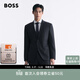 雨果博斯BOSS【正裝】男士26年春季新款彈力布料兩件套常規版型西裝 404-深藍色 XL (52A)