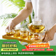 金鑲玉 玻璃套組高硼硅手工耐熱耐高溫水具功夫茶具花茶壺茶杯HP