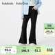 巴拉巴拉balaone兒童牛仔褲女童喇叭褲2025秋彈力親膚長(cháng)褲子208325108002
