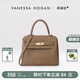 VANESSA HOGAN VH女包半糖凱麗包頭層牛皮大容量輕奢單肩包氣質(zhì)手提包生日禮物 大象灰 (附贈精美禮盒)
