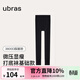 ubras微壓厚絨保暖打底連褲襪防勾絲防走光秋冬保暖美腿襪女 踩腳款-黑色 -5~5℃-加厚絨款 1條 L