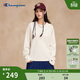 Champion冠軍長(cháng)袖T恤女新款插肩袖純色休閑打底衫基礎款 古董白 S