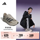 adidas李現同款 LIGHTBLAZE ATR穩定緩震保暖跑步鞋男子阿迪達斯   白貨物褐/奇跡棕/碳黑色   43