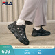 斐樂(lè )（FILA）官方易烊千璽同款男鞋老爹鞋運動(dòng)鞋鞋子豌豆面包休閑鞋 黑-BK 43
