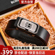 BOSSSUNWEN博斯紳威男士皮帶真皮自動(dòng)扣內扣腰帶內穿褲帶520禮物送男友老公