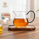 鑫鳳祥方舟公杯 玻璃月牙過(guò)濾綠茶專(zhuān)用茶具配件玻璃分茶器帶茶漏公道杯