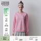 Teenie Weenie小熊女裝春季粉色學(xué)院時(shí)尚簡(jiǎn)約圓領(lǐng)衛衣白色休閑上衣 粉色 M (165)