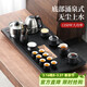尚言坊茶具整套帶茶盤(pán)一體式全自動(dòng)高檔家用辦公茶臺功夫泡茶器具全套裝