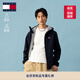 TOMMY JEANS【休閑連帽】26春夏新款男澤西風(fēng)防風(fēng)防水外套/女裝輕薄夾克 【男款-防風(fēng)防水夾克】藏青色C1G L （推薦：160-180斤）