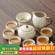 唐豐汝窯功夫茶具整套高檔陶瓷中式茶壺茶杯泡茶套裝