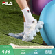 斐樂(lè )（FILA）官方女鞋運動(dòng)涼鞋新款厚底增高休閑草莓涼鞋 奶白/珍珠藍-GP 37.5