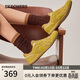 斯凱奇（Skechers）明星同款閃穿德訓鞋女士復古賽車(chē)鞋薄底鞋休閑板鞋104783