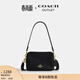 蔻馳（COACH）新款奧萊女士女包迷你CAREY斜挎包單肩包通勤休閑 IM/黑色