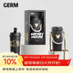 格米（germ）迪士尼閃耀保溫杯女雙飲咖啡吸管水杯大容量車(chē)載杯子500ml黑奢金
