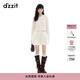 DZZIT地素針織衫冬季小香風(fēng)金蔥短款開(kāi)衫上衣女3J4E5709B 米白色 S