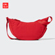 優(yōu)衣庫女裝男裝挎包/單肩餃子包肩帶可調節26春夏新款481610 14 瑪瑙紅色 均碼(28 × 10 × 17 cm)
