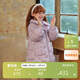 戴維貝拉【抗菌絨】?jì)和鸾q服2023冬裝女童白鴨絨保暖外套中大童