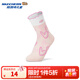 Skechers斯凱奇兒童襪子柔軟舒適透氣女童襪子時(shí)尚多彩中筒襪子L424G113 粉色愛(ài)心糖花/05LC 均碼 XL 140