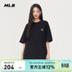 MLB短袖男女情侶純色簡(jiǎn)約休閑圓領(lǐng)T恤時(shí)尚新款3ATSB0253-50BKS-L
