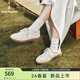 暇步士（Hush Puppies）德訓鞋女春夏運動(dòng)真皮休閑鞋百搭時(shí)尚薄底板鞋 沙灰色 38