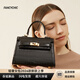 FANCYCHIC包包2026秋冬新款包包女包斜挎輕奢手提鱷魚(yú)紋凱麗包牛皮小包 黑色