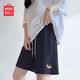 名創(chuàng)優(yōu)品（MINISO）運(yùn)動(dòng)短褲女2026新款夏季闊腿五分褲初中學(xué)生羽毛球體考休閑運(yùn)動(dòng)褲