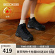 斯凱奇（Skechers）2022秋季高幫鞋女厚底松糕保暖舒適百搭167569 BBK全黑色 38 