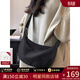 viney新款包包女包時(shí)尚帆布包單肩包斜挎包生日禮物送女友老婆 【黑色】高檔實(shí)用女生腋下包 大容量時(shí)尚百搭休閑胸包