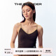 The Blender【專(zhuān)區特惠】撞色羅紋V領(lǐng)吊帶無(wú)縫針織背心固定胸墊 苔棕 M