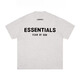 EssentialsFOG正品ESSENTIALS復線(xiàn)短袖t恤男女款SS22第八季寬松潮牌植絨體恤 淺灰色 【尺碼偏大，建議拍小一碼】 XS 【尺碼偏大，建議拍小一碼】