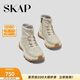 圣伽步（SKAP）短靴女士高幫厚底戶(hù)外運動(dòng)休閑靴