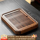 唐豐（TANGFENG） 雞翅木小茶盤(pán)儲水式黑檀茶臺托盤(pán)旅行干泡功夫茶具實(shí)木茶臺 雞翅大號盛水茶盤(pán)