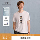 Teenie Weenie小熊男裝T恤2025夏新款休閑簡(jiǎn)約短袖 白色 M