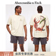 Abercrombie & Fitch美式經(jīng)典棉質(zhì)舒適時(shí)尚圖案短袖T恤上衣25秋季男裝123-5036 暖米色 M (180/100A)