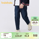 巴拉巴拉童裝男童長(cháng)褲兒童褲子2025春裝彈力牛仔褲時(shí)尚百搭潮209125108102
