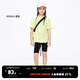 little MO&Co.兩件套 兒童套裝-童裝夏裝女童純棉短袖T恤抑菌短褲 冷光綠色 110 110/56