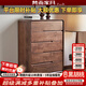 梵而五斗柜實(shí)木北美黑胡桃臥室床頭六斗櫥柜客廳置物收納儲物餐邊柜子 拾物五斗柜·落地款【獨板】