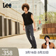 Lee【張凌赫代言】涼涼褲726標準直腳輕薄黑灰色男牛仔褲休閑潮流 黑灰色 34