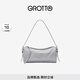 GROTTO個(gè)樂(lè )新款筆筒包女士手提包單肩斜挎包手機包迷你款禮物 薄暮灰 MINI