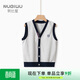 努比屋兒童馬甲男童春秋外穿背心大童秋季馬夾男孩洋氣英倫風(fēng)坎肩