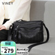 viney包包女包牛皮斜挎媽媽包中老年輕奢單肩包生日禮物品牌送女友老婆