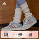 adidas「小鋸齒」D-PAD CLASSIC美高風(fēng)籃球風(fēng)板鞋男女阿迪達斯   漢玉白/符點(diǎn)灰/榮耀灰紫   37