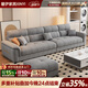 馨伊政府補貼奶油風(fēng)可拆洗棉麻布藝沙發(fā)客廳輕奢高級感2026新款小戶(hù)型 雪尼爾棉麻+紫羅蘭海綿坐墊 四人位2.8米【更多顏色咨詢(xún)客服】