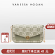 VANESSA HOGAN VH女包山茶花信封方包輕奢老花鏈條包斜挎單肩包生日禮物送女友 綠色