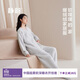 靜韻【超柔軟】半邊絨保暖睡衣女款25年秋冬季軟棉棉家居服套裝可外穿