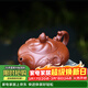 藏壺天下 宜興原礦朱泥紫砂壺名家純全手工刻繪家用高端泡茶壺具魚(yú)龍壺