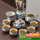 尚言坊汝窯功夫茶具整套家用辦公高檔陶瓷茶壺茶杯個(gè)人專(zhuān)用泡茶器全套裝