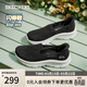 斯凱奇（Skechers）單鞋閃穿鞋女士春季一腳蹬懶人鞋厚底淺口休閑健步鞋159287