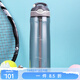 contigo 【普惠版】  康迪克tritan吸管水杯大容量運動(dòng)成人水杯 灰色(贈杯刷)750ml